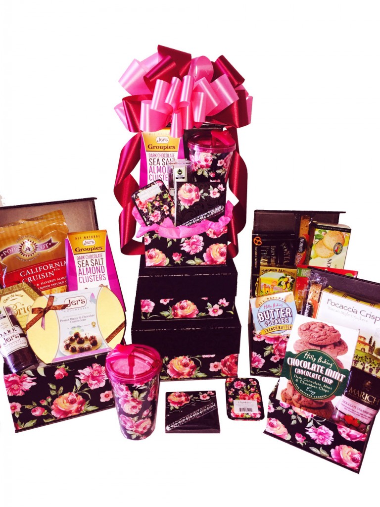 San Diego's The Best To You Vintage Rose and Gifts gourmet gift basket